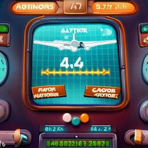 Aviator game interface